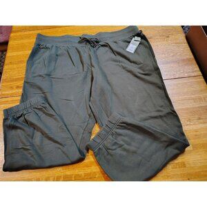 Olive green jogger lounge sweatpants nwt women's 3xlt/4xl plus size